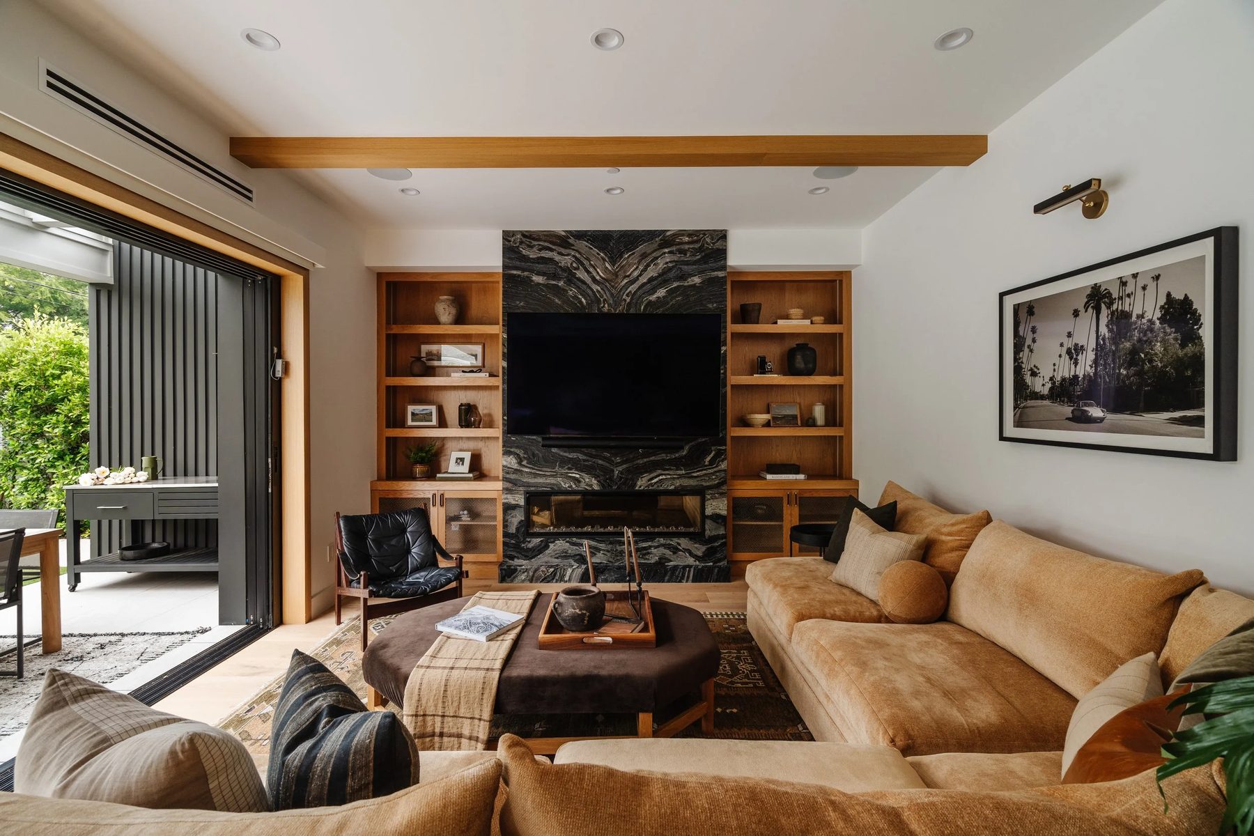 A layered living room styled by Andee Ferrer.